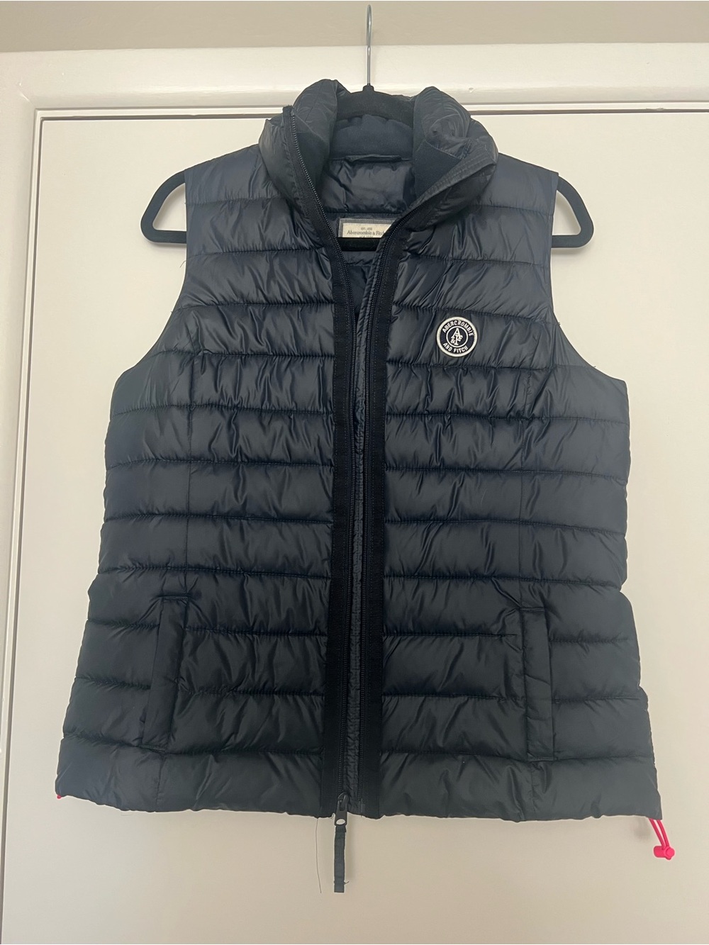 Abercrombie & Fitch Youth Black Quilted Puffer Vest